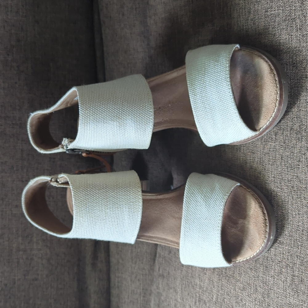 Toms Majorca Cutout Natural Heeled Sandals